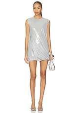 Sleeveless Twist Mini Dress - thumbnail 4