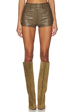 High Waist Jean Short