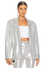Product image of Norma Kamali Single Breasted Straight Fit Jacket. Click to view full details