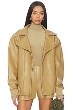 Oversized Moto Jacket - thumbnail 4