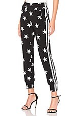 norma kamali side stripe jog pant