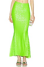 Product image of Norma Kamali Sequin Obie Skirt. Click to view full details