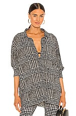 Product image of Norma Kamali Oversized Boyfriend NK Shirt. Click to view full details