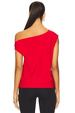 x REVOLVE Drop Shoulder Top in Red - thumbnail 6