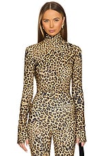 Slim Fit Long Sleeve Turtleneck Top - thumbnail 4