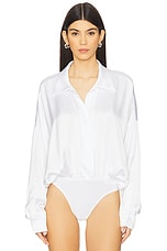 Super Oversized Boyfriend NK Shirt Bodysuit - thumbnail 5
