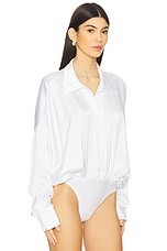 Super Oversized Boyfriend NK Shirt Bodysuit - thumbnail 6
