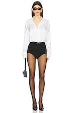 Super Oversized Boyfriend NK Shirt Bodysuit - thumbnail 8