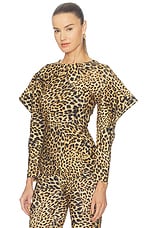 Wing Sleeve Side Drape Top - thumbnail 6