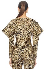 Wing Sleeve Side Drape Top - thumbnail 7