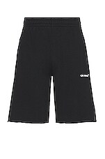 Product image of OFF-WHITE Caravag Diag Sweatshort. Click to view full details