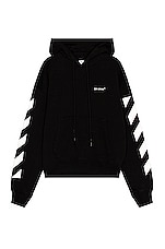 Product image of OFF-WHITE Diagonal Helvetica Over Hoodie. Click to view full details