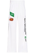 Product image of OFF-WHITE Multilogo Skate Track Pants. Click to view full details