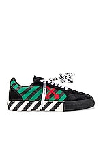 Product image of OFF-WHITE Low Vulcanized Diagonal Print Sneaker. Click to view full details