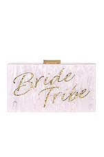 Product image of olga berg Bride Tribe Acrylic Clutch. Click to view full details