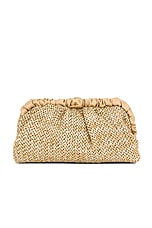 Amalia Pleated Woven Clutch