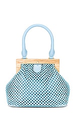 Product image of olga berg Marlo Ball Mesh Handle Bag. Click to view full details