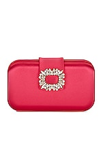 Product image of olga berg Emmy Crystal Trim Clutch. Click to view full details
