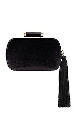 Product image of olga berg Matilda Velvet Clutch. Click to view full details
