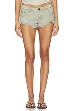 Bonitas Low Waist Messed Up Denim Shorts - thumbnail 4