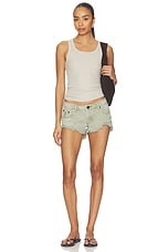 Bonitas Low Waist Messed Up Denim Shorts - thumbnail 8