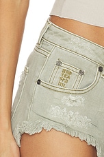 Bonitas Low Waist Messed Up Denim Shorts - thumbnail 9