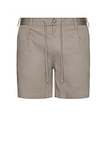 Garment Dye Cotton Drawstring Shorts