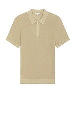 Cotton Textured Knit Polo