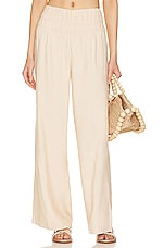 Product image of onia Air Linen Smocked Pant. Click to view full details