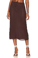 Product image of onia Drawstring Midi Skirt. Click to view full details
