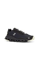 On Cloudnova Form Sneaker in Black & Hay | REVOLVE