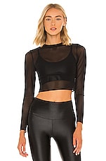 Product image of onzie Sheer Lotus Crop Top. Click to view full details
