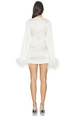 Bridal Kaftan Satin Plumage - thumbnail 6