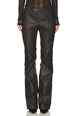 Deconstructed Flared Pants
