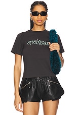 Fitted T-Shirt With Puff Paint