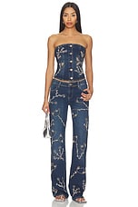 Nova Embellished Denim Jean - thumbnail 8