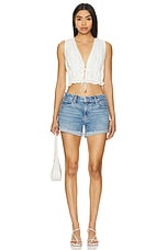 PAIGE Dylan Short w/ Raw Hem main image 0