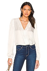 PAIGE Whitney Bodysuit in White | REVOLVE