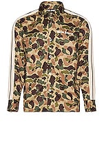 Product image of Palm Angels Camo Track Shirt. Click to view full details