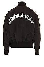 Product image of Palm Angels Curved Logo Windbreaker. Click to view full details