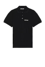 Product image of Palm Angels Embroidered Logo Polo. Click to view full details