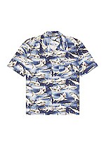 Product image of Palm Angels Sharks Bowling Shirt. Click to view full details