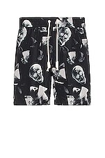 Product image of Palm Angels Skulls Print Swimshort. Click to view full details