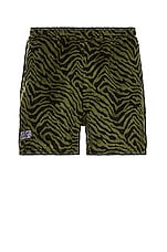 Product image of Pleasures Breaker Fuzzy Stripe Shorts. Click to view full details