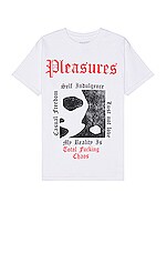 Product image of Pleasures Reality T-shirt. Click to view full details