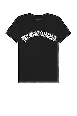 Product image of Pleasures Olde E Logo T-shirt. Click to view full details