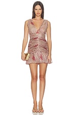 Feathers Mini Dress - thumbnail 4