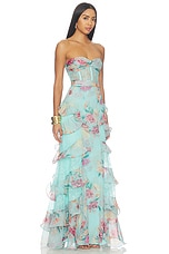 Flora Mist Long Dress - thumbnail 5