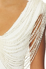 Isadora Knit Beaded Sleeve Mini Dress - thumbnail 7