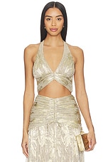 Golden Dust Lurex Top - thumbnail 4